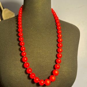 Red Bead Necklace